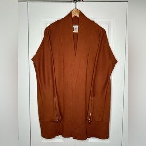Max Studio Women's Sweater in Rust Brown - XL